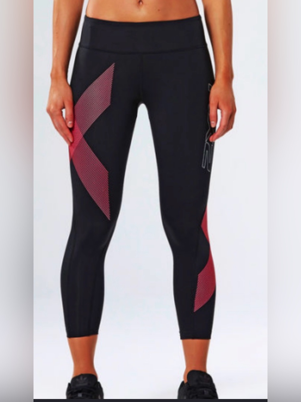 2XU Compression Leggings mid-rise 7/8 length Athletic run marathon sport workout
